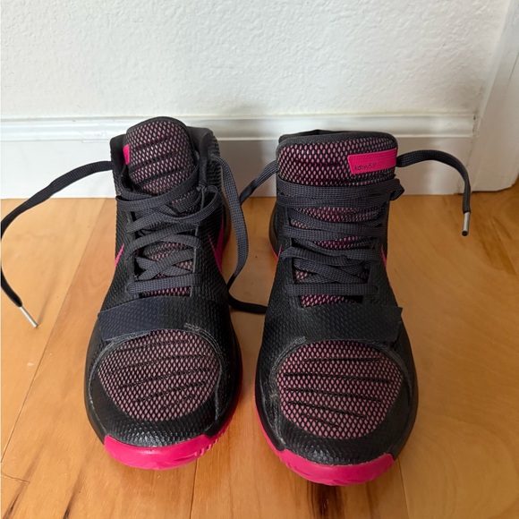 Black and Pink Nike Sneakers - Picture 2 of 10